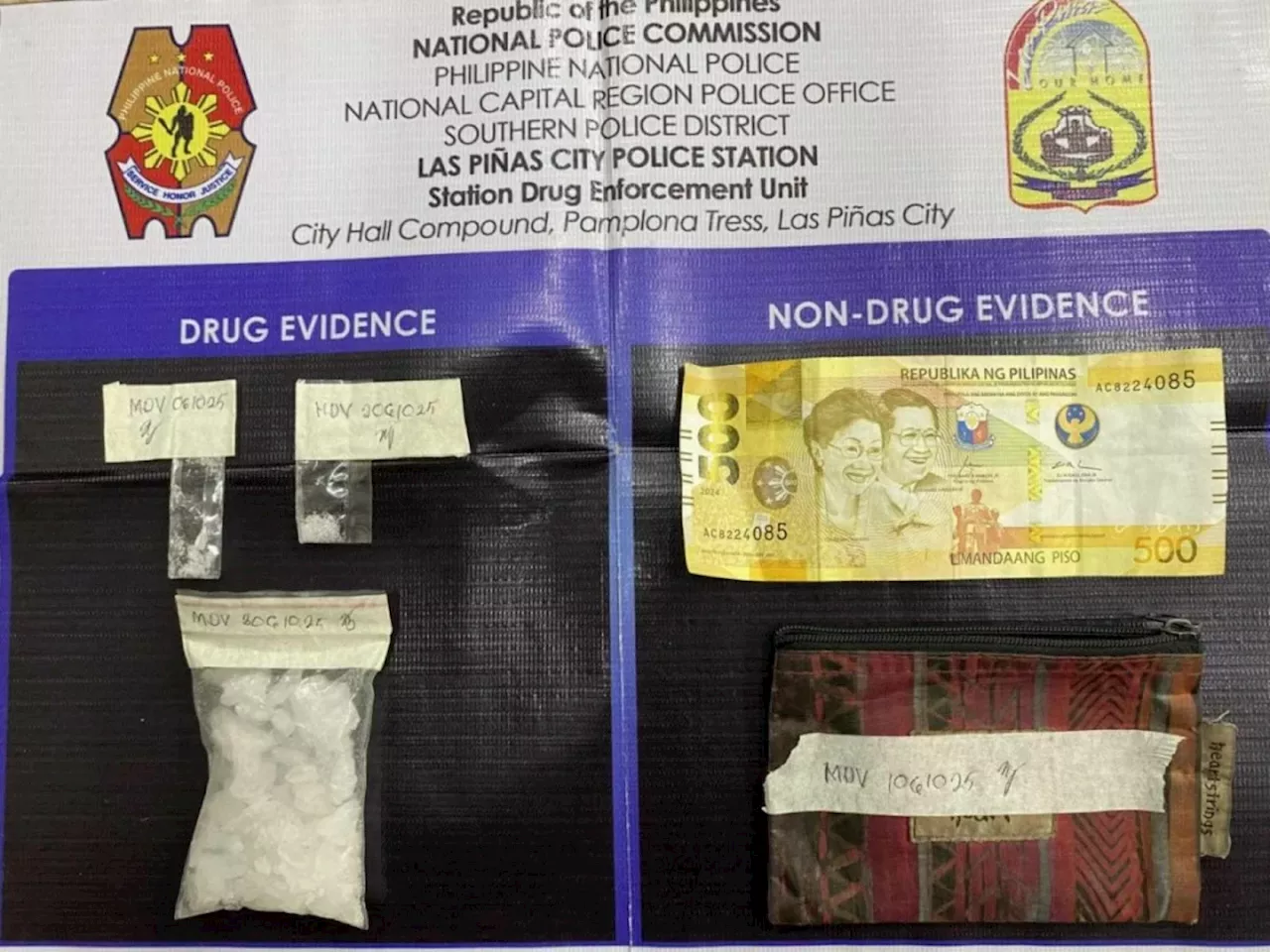 Drug suspect nabbed in Las Pinas buy-bust