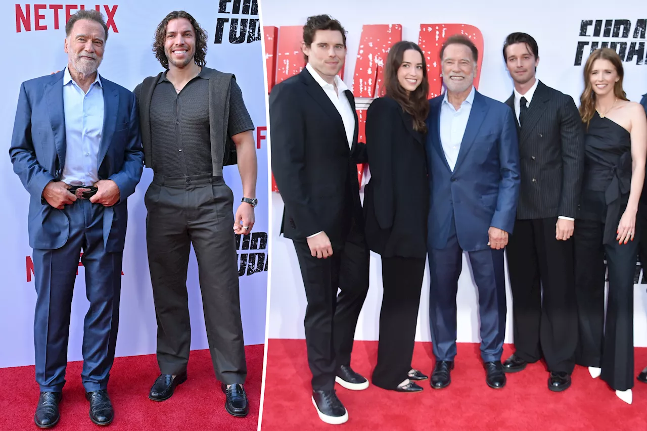 Arnold Schwarzenegger attends red carpet with all five kids — as son Joseph is seemingly snubbed