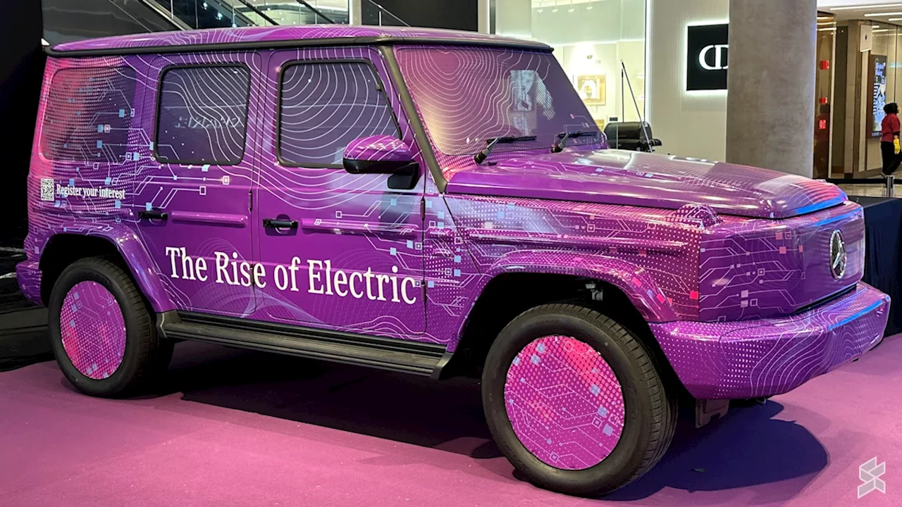 Mercedes-Benz G-Class EV is making its first appearance in Malaysia at MBFWKL