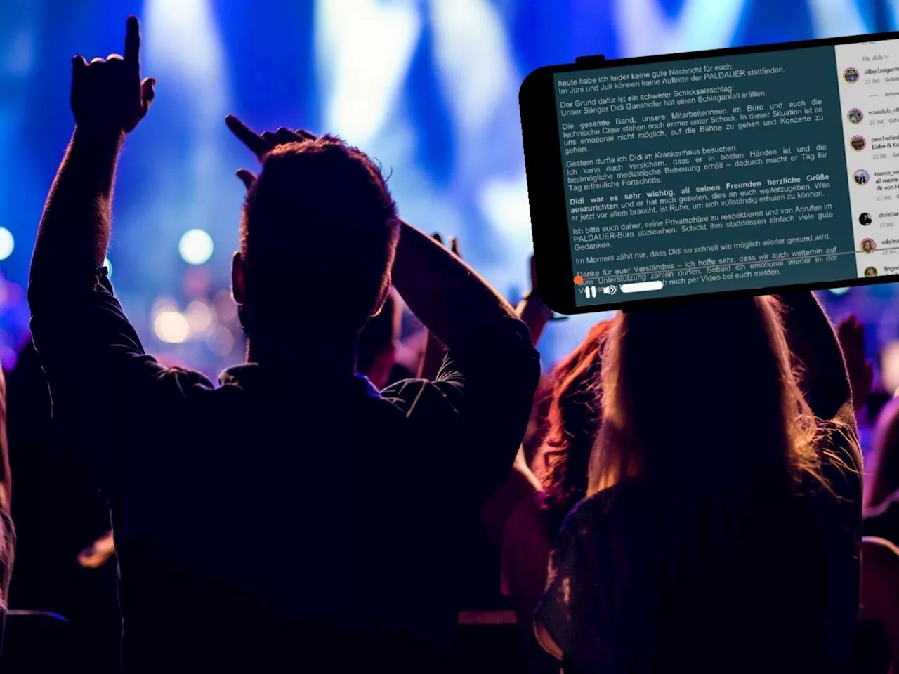 Schock für Paldauer-Fans: Sänger erlitt Schlaganfall