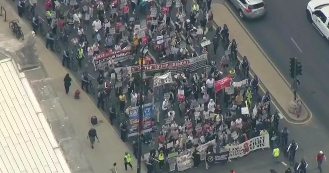 Man arrested for impersonating officer while carrying loaded weapon at Chicago ICE protest, police sources say