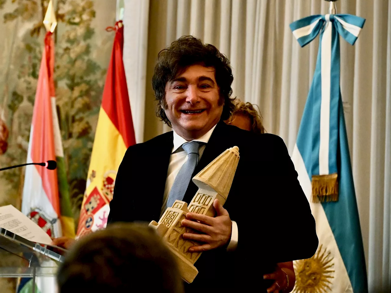 Milei, desde Madrid: “Israel acepta que existan otros países, pero Irán no acepta que exista Israel”