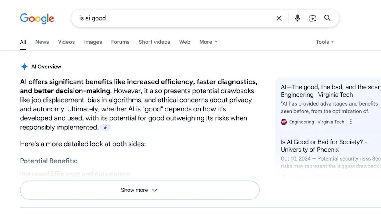 How to turn off Google’s AI Overviews in web searches