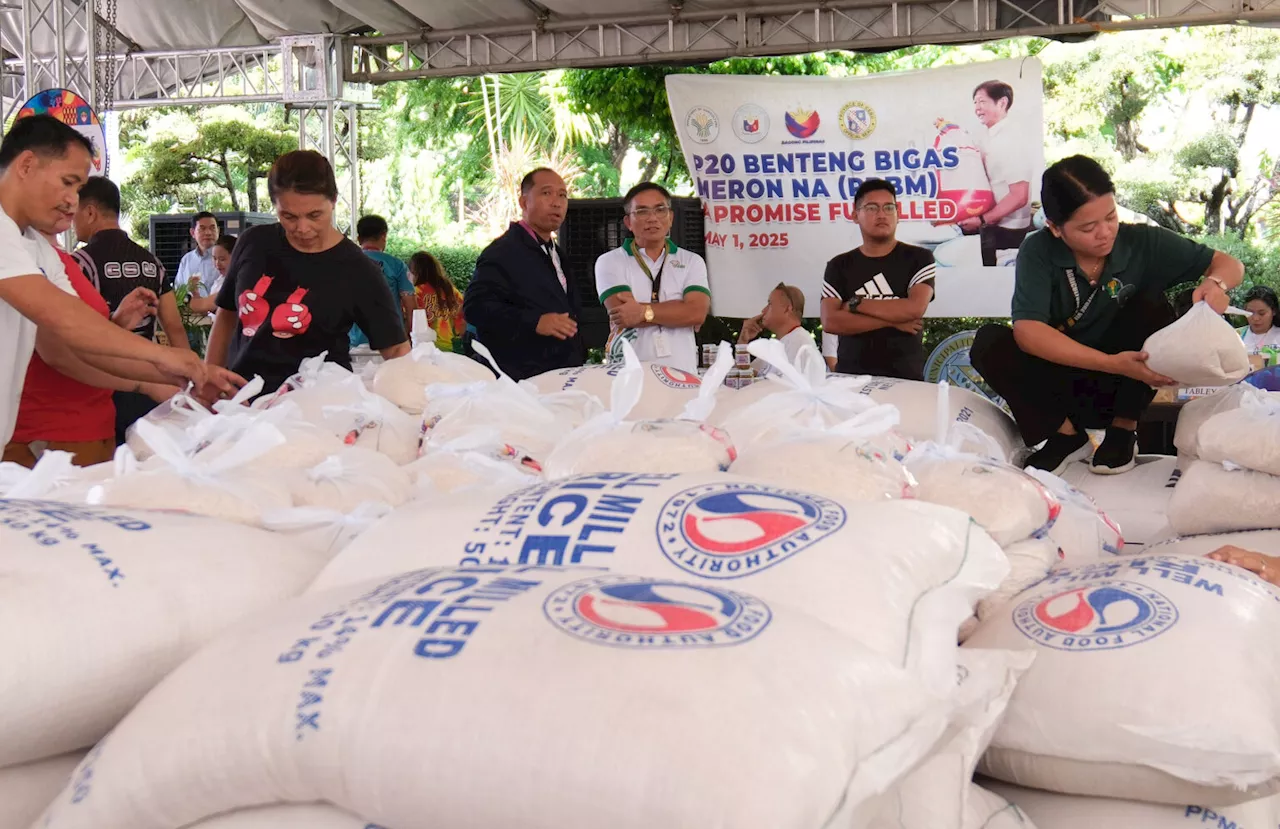 DA, DOLE launch P20/kg rice for minimum wage earners