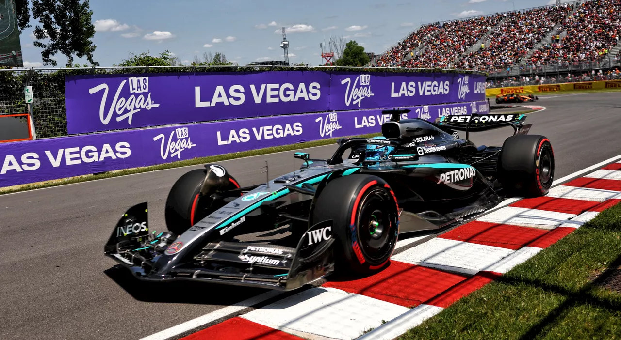 GP di Montreal, libere 2: Russell comanda con la Mercedes, brilla Antonelli terzo. Leclerc ai box dopo l'incid