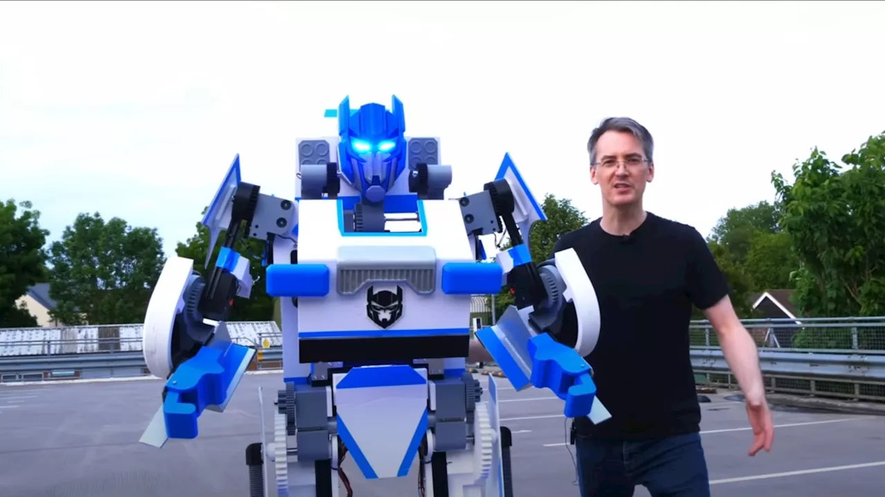 Watch: Inventor creates Transformers-styled robot that becomes shape-shifting vehicle