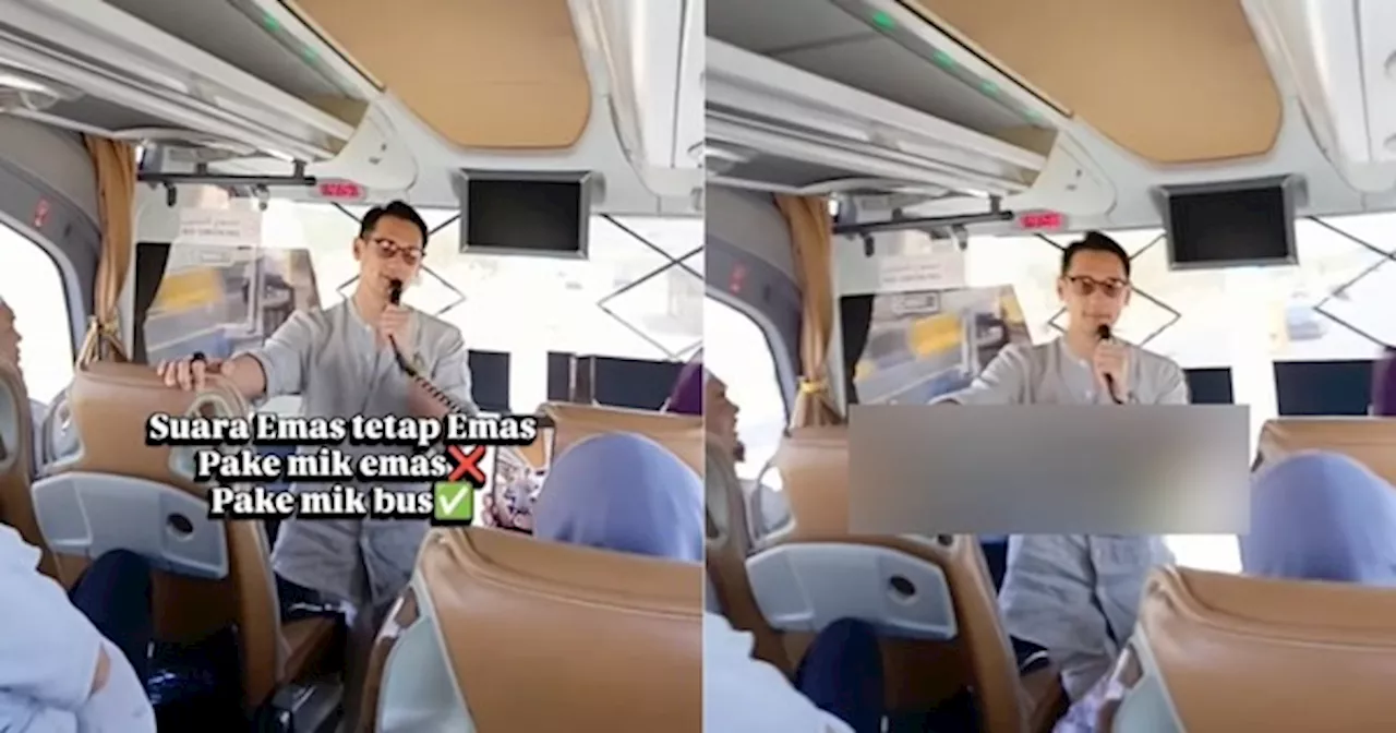 Afgan Belanja Lagu Dalam Bas Untuk Jemaah Haji - 'Mic Murah Tapi Suara Tetap Emas'