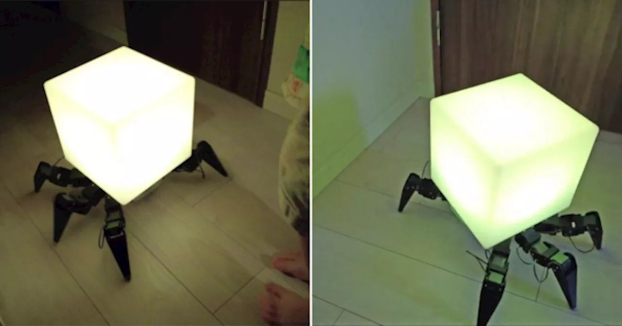 This Japanese Night Light Crawls Like A Spider To Guide You In The Dark