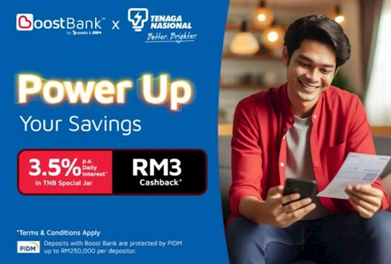 Earn savings and rewards with Boost Bank’s TNB Jar