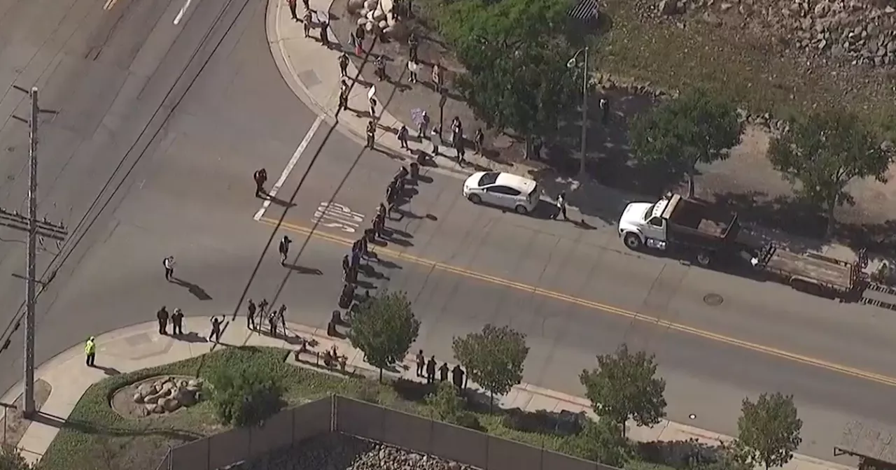 4 arrested at anti-ICE protest outside Otay Mesa Detention Center