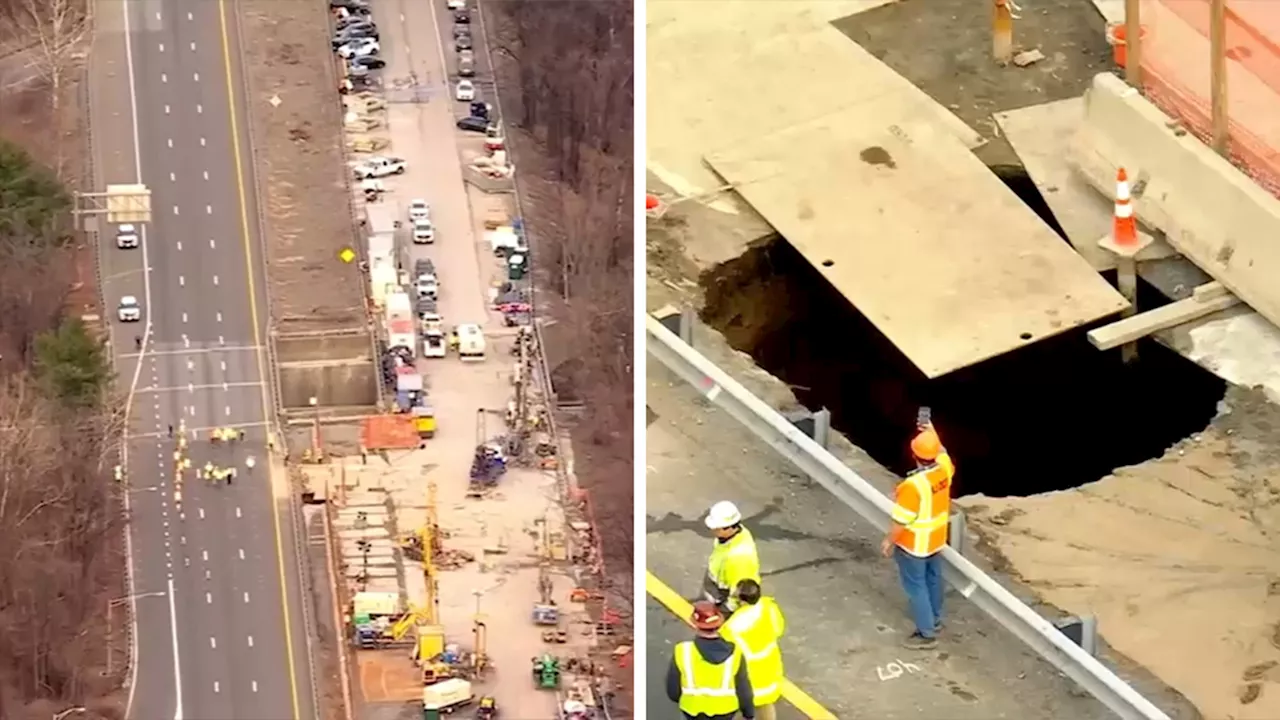 I-80 westbound lanes in Wharton, New Jersey reopen ahead of schedule amid sinkhole repairs
