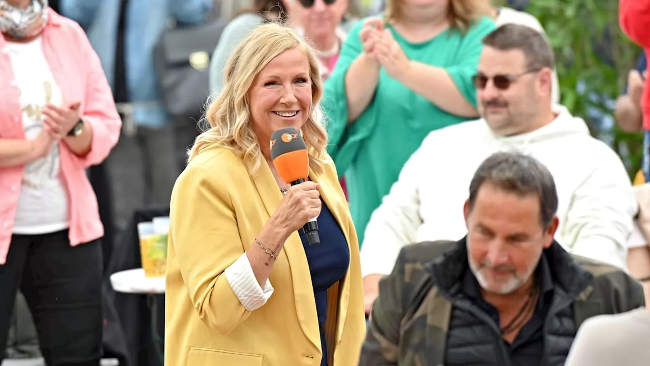 ZDF-„Fernsehgarten“: Andrea Kiewel fällt aus – ZDF gibt Ersatz bekannt