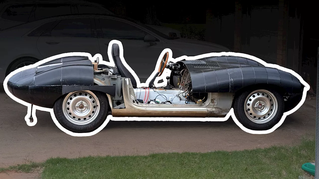 3D-Printed Jaguar D-Type Replica Takes Shape on Mazda MX-5 Chassis