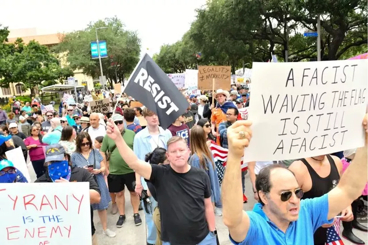 No Kings Rally in Houston Attracts Thousands