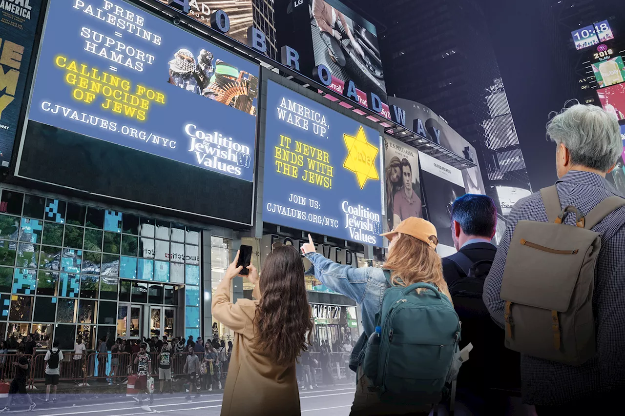  Rabbi group to unleash massive Times Square ad campaign condemning 'Free Palestine' movement