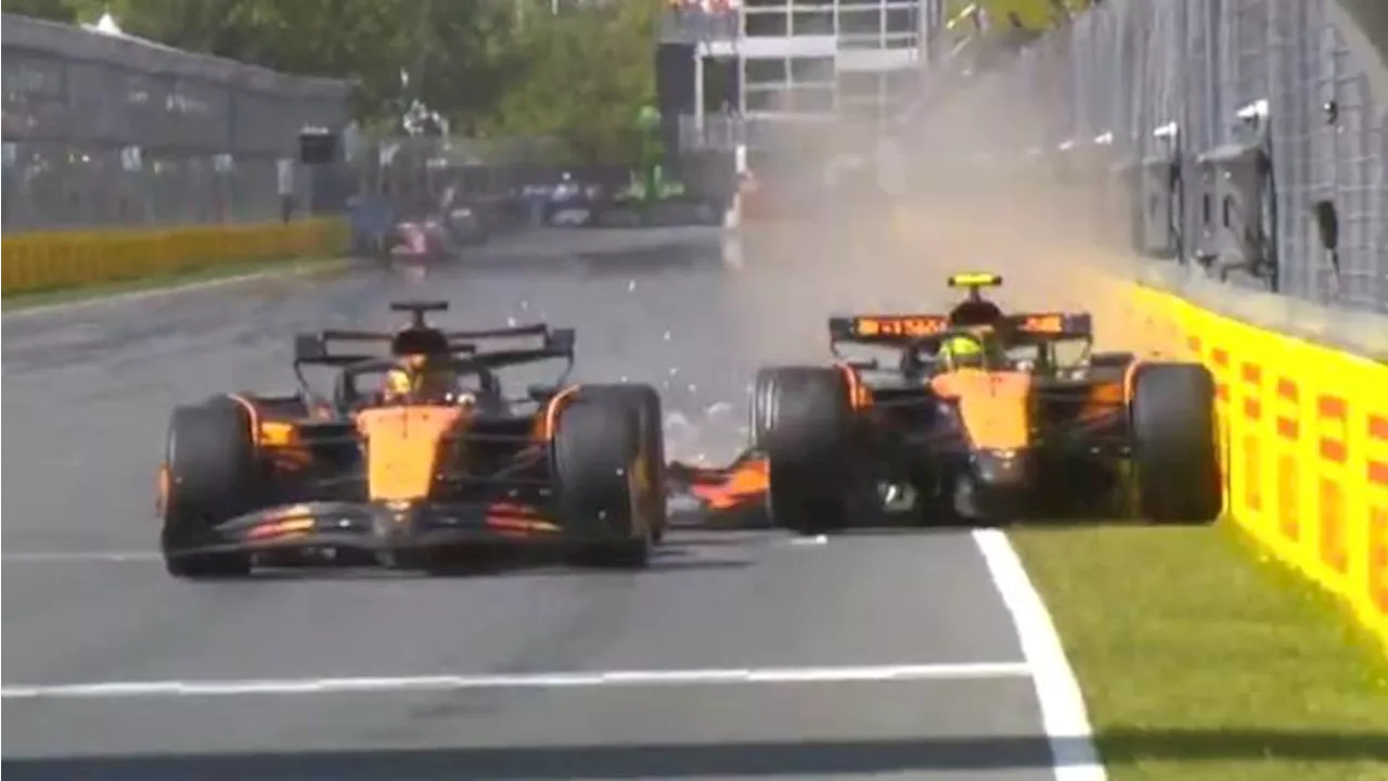 Oscar Piastri and Lando Norris in dramatic crash after ‘stupid’ late-race move
