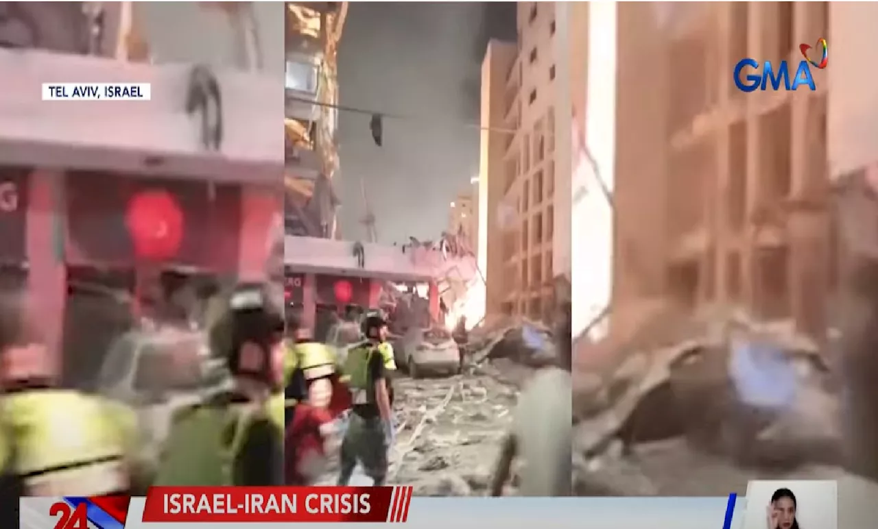 Nasa 4 na Pinoy sa Israel ang sugatan sa resbak na pambobomba ng Iran