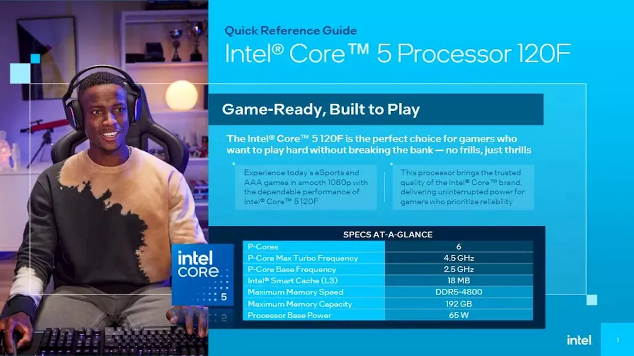 Alleged Intel Core 5 120F “Bartlett Lake” Leaks