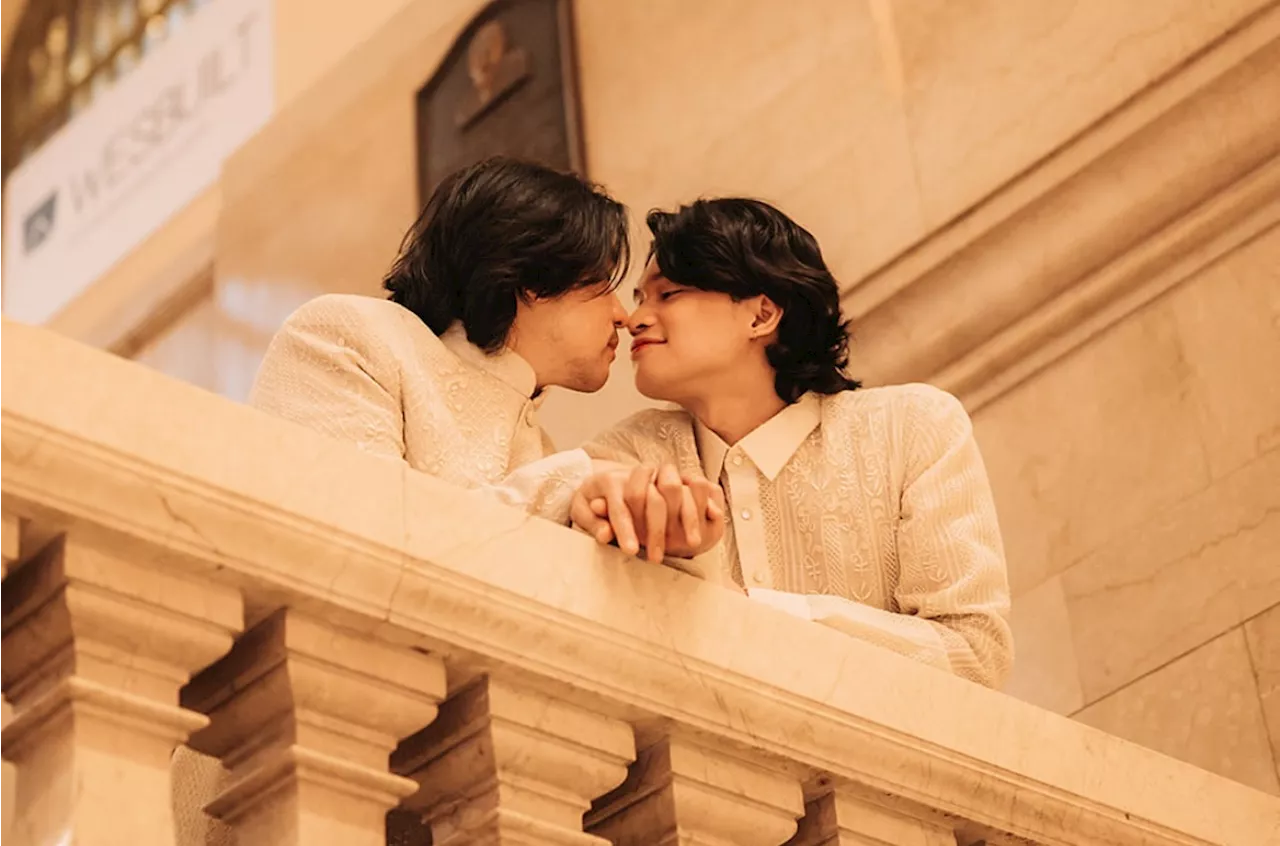 Adrian Lindayag marries longtime partner, Michael Dychiao in New York