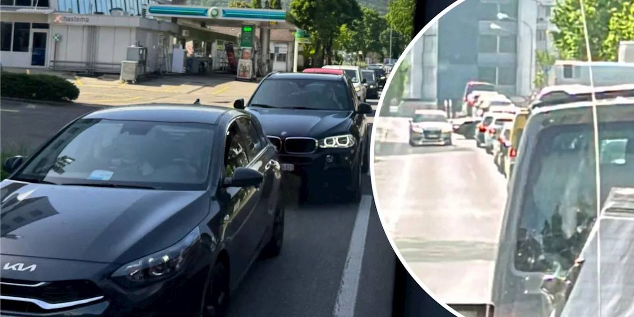 Nidau: Kreisel-Baustelle sorgt für Verkehrschaos