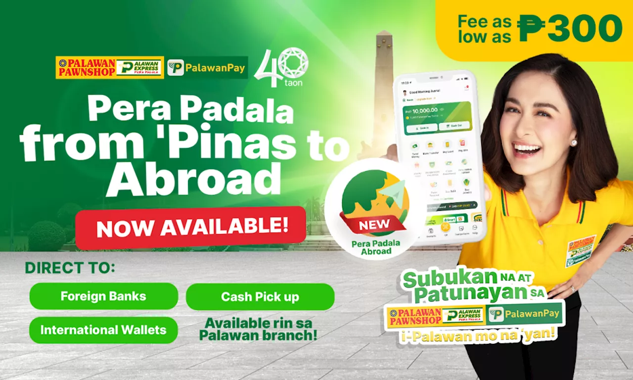 Global remittance made easy with PalawanPay, Palawan Express Pera Padala