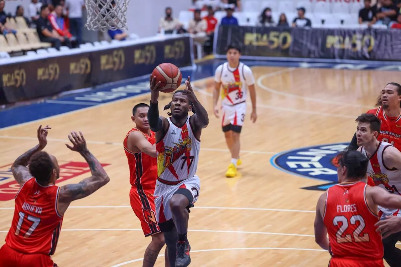SMB hammers NorthPort to seal playoffs top seed