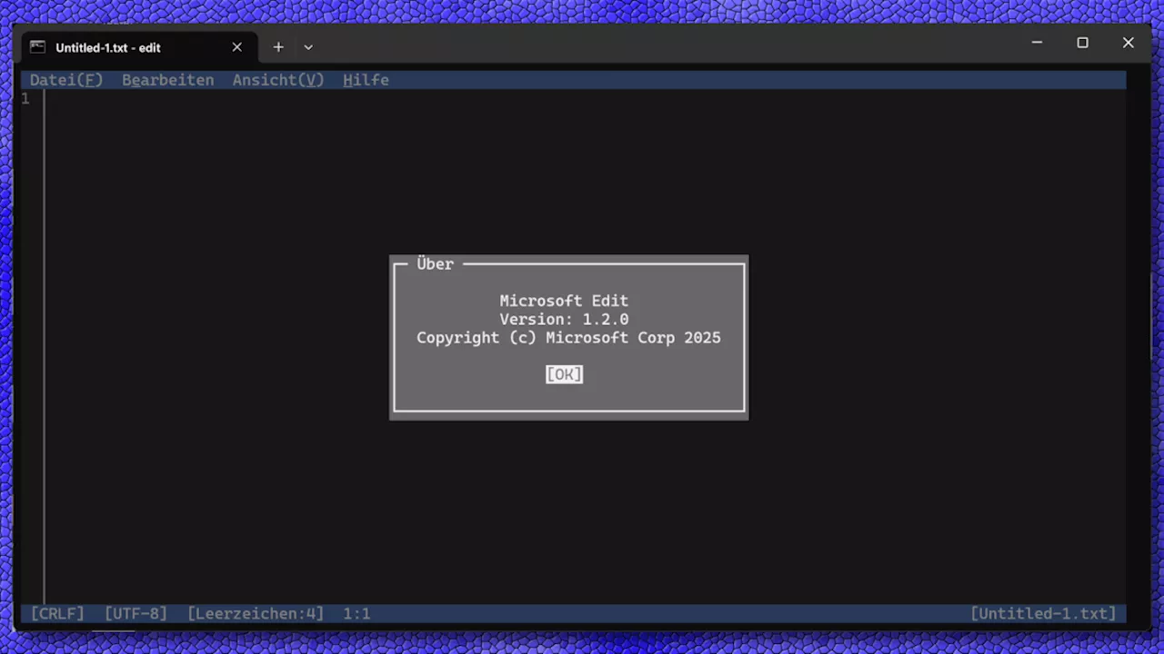 Microsofts Open-Source-Kommandozeileneditor bringt einige Verbesserungen