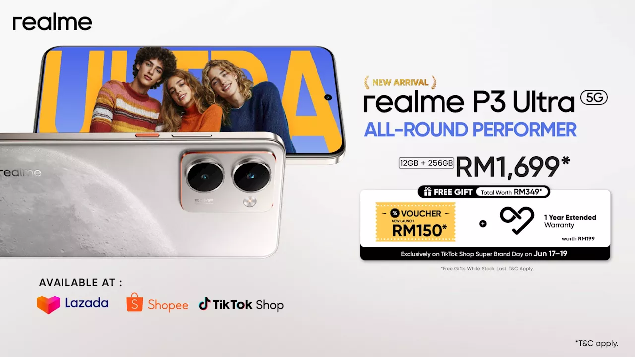 realme Launches P3 Ultra with Lunar-Inspired Glow-in-the-Dark Design