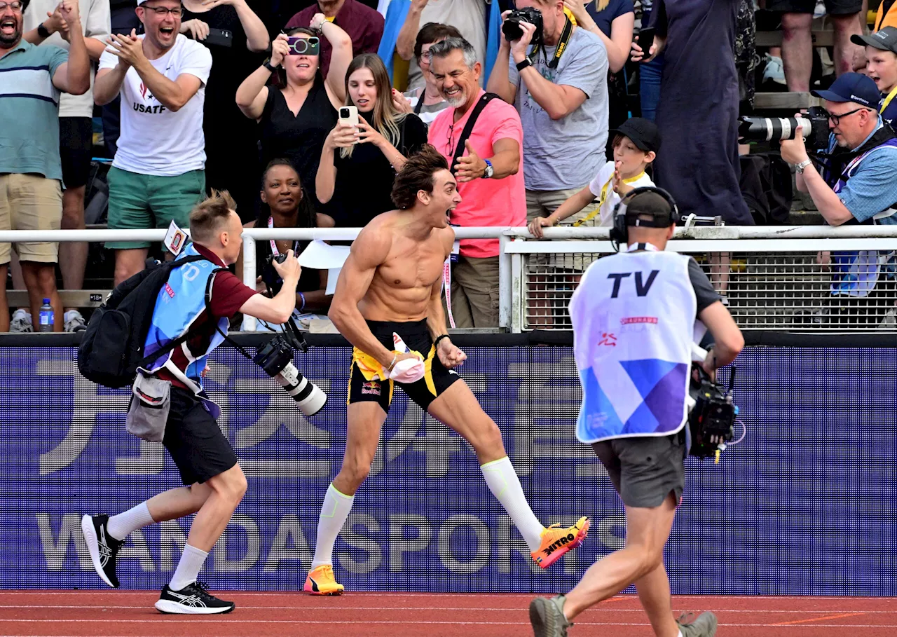 One of one: Olympic champion Duplantis extends world record anew, hits 6.28 meters