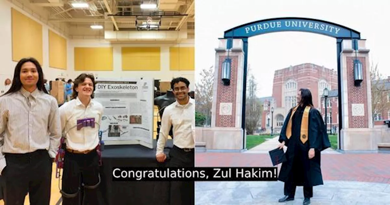 Rejected By Local Unis, Man With 2As In SPM Is Now Purdue Grad With 2 Engineering Degrees