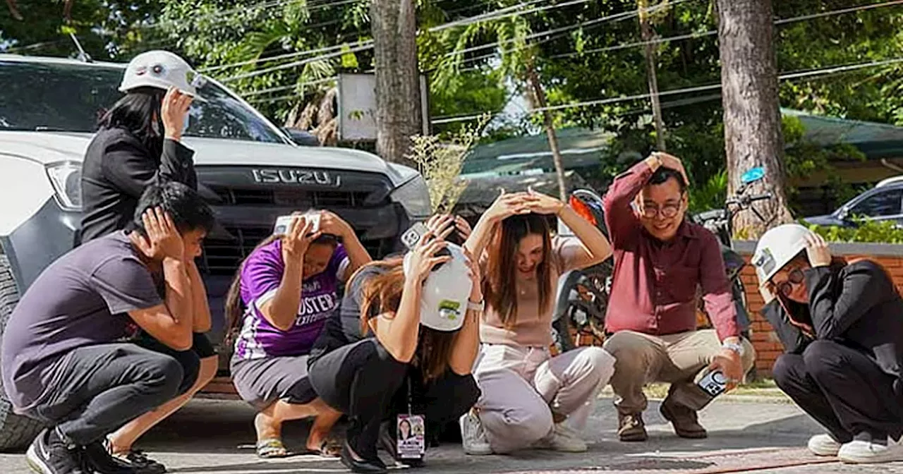 Earthquake drill ilusad sa OCD-Davao sa Tagum City