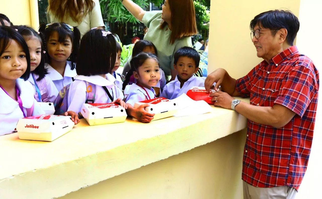 MARCOS INSPECTS SCHOOL OPENING