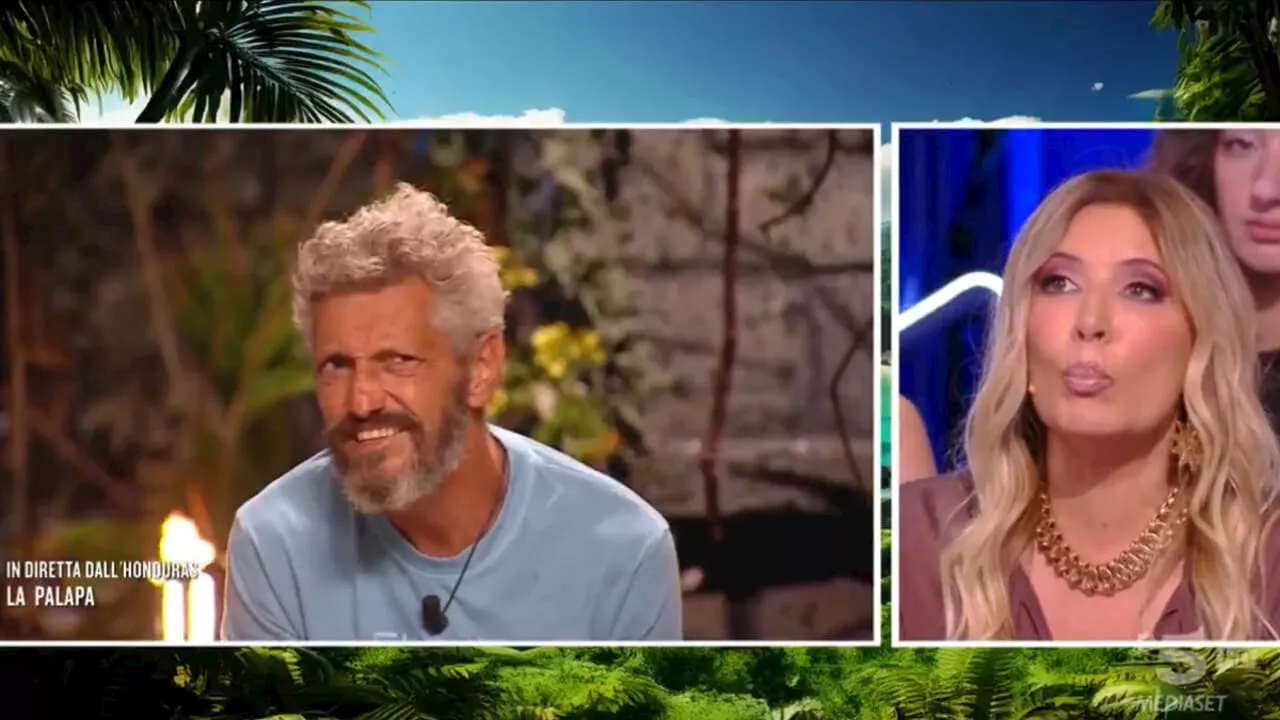 Isola, scintille tra Selvaggia Lucarelli e Omar Fantini: “Lo dici a tua sorella”. Il video
