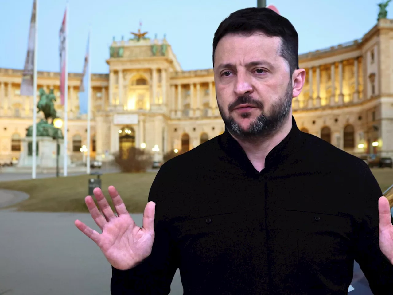Selenskyj trifft Van der Bellen in Wien
