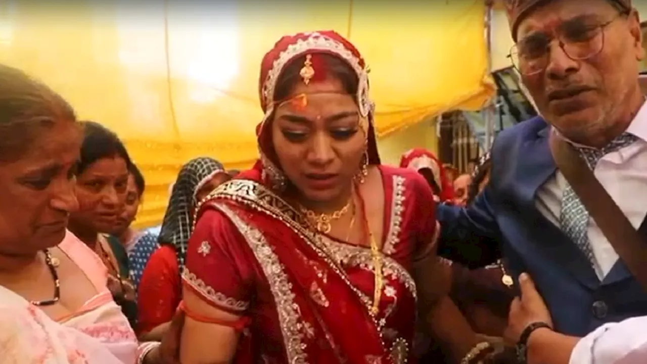 सोनम की विदाई का VIDEO आया सामने, फफक-फफक कर रो रही राजा रघुवंशी की पत्नी