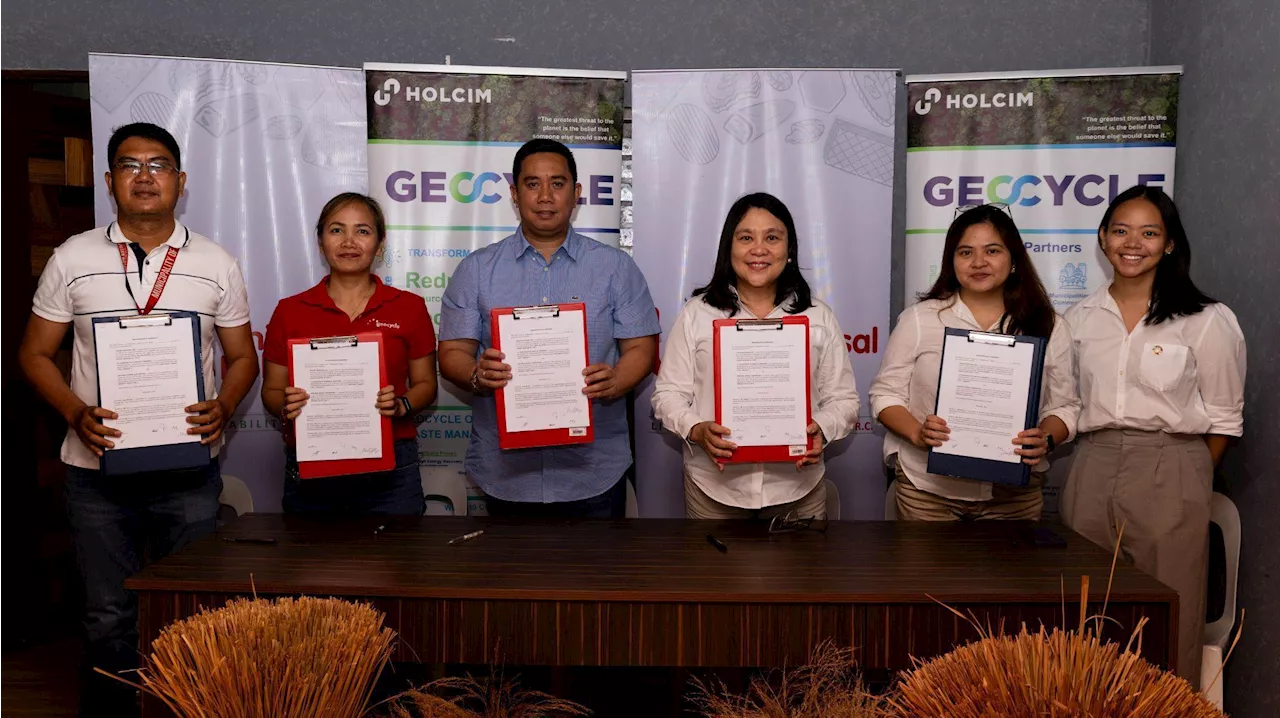 Holcim Philippines, URC, and LGU Minalin partner for sustainable waste management