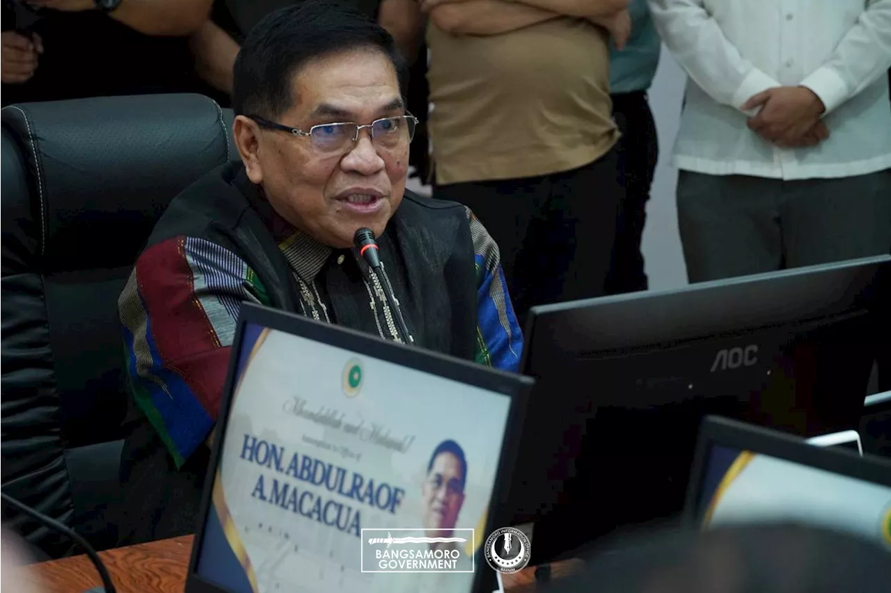 Macacua says BARMM polls to proceed
