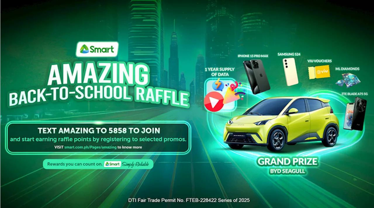 Win an EV with Smart’s Amazing Back-to-School Promo