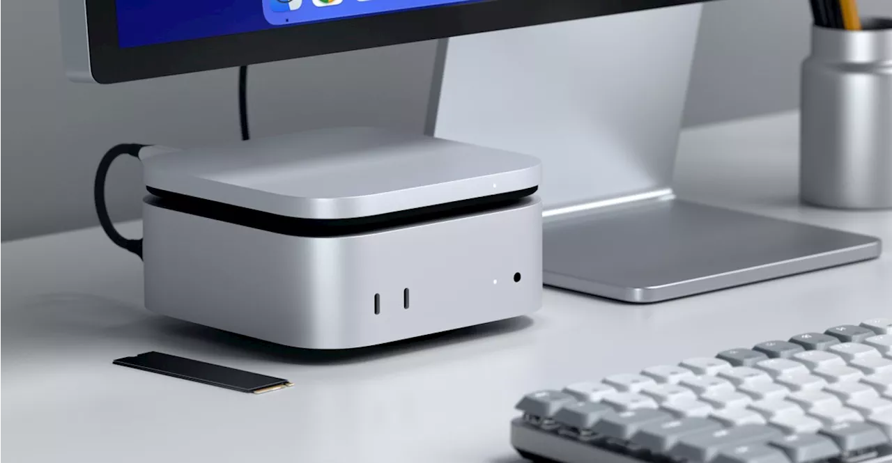 Satechi’s new SSD enclosure matches the Mac Mini