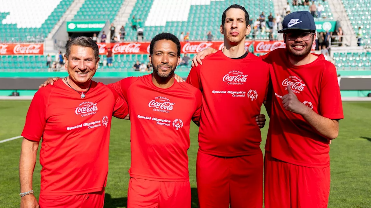 3. Wiener Inklusionsderby - Cesár Sampson kickt für Inklusion: 'Bedeutet mir alles'