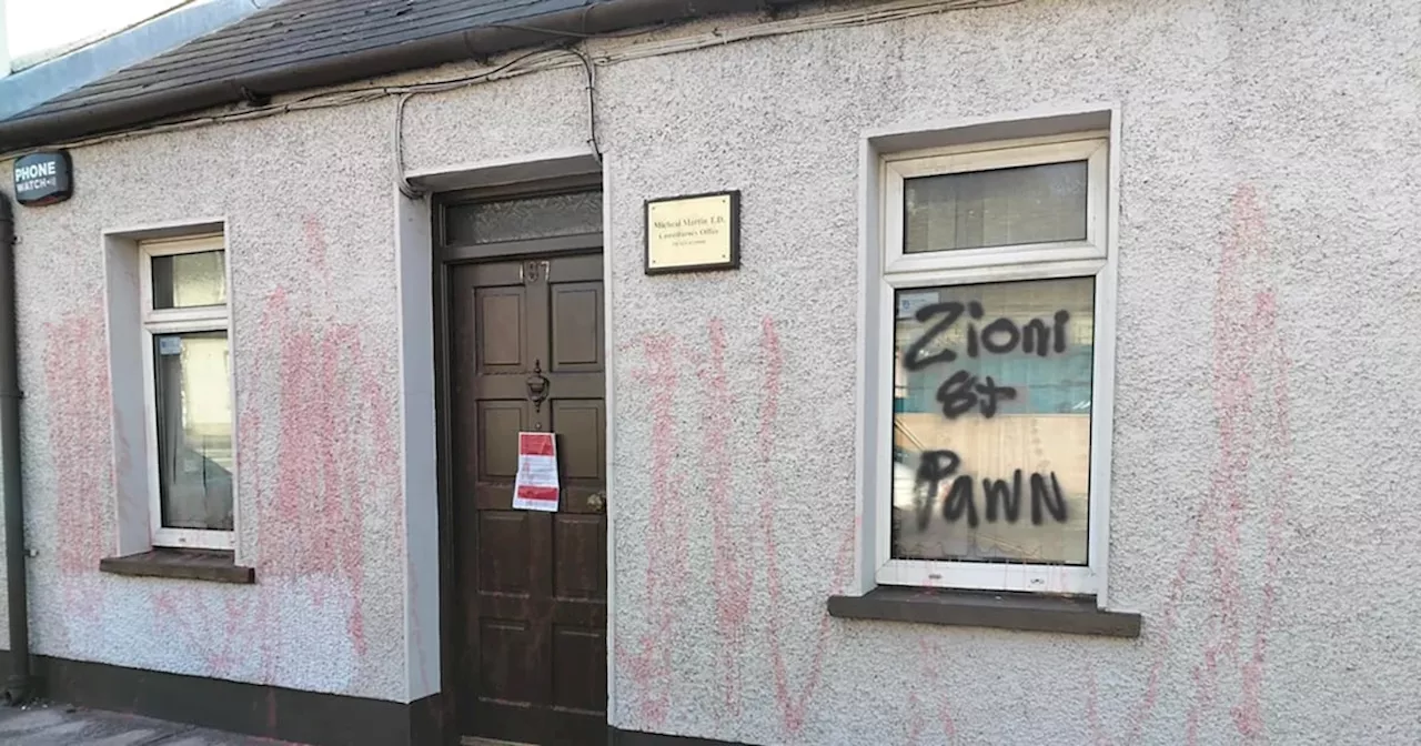 Taoiseach Micheál Martin’s Cork office vandalised amid ‘personal threats’