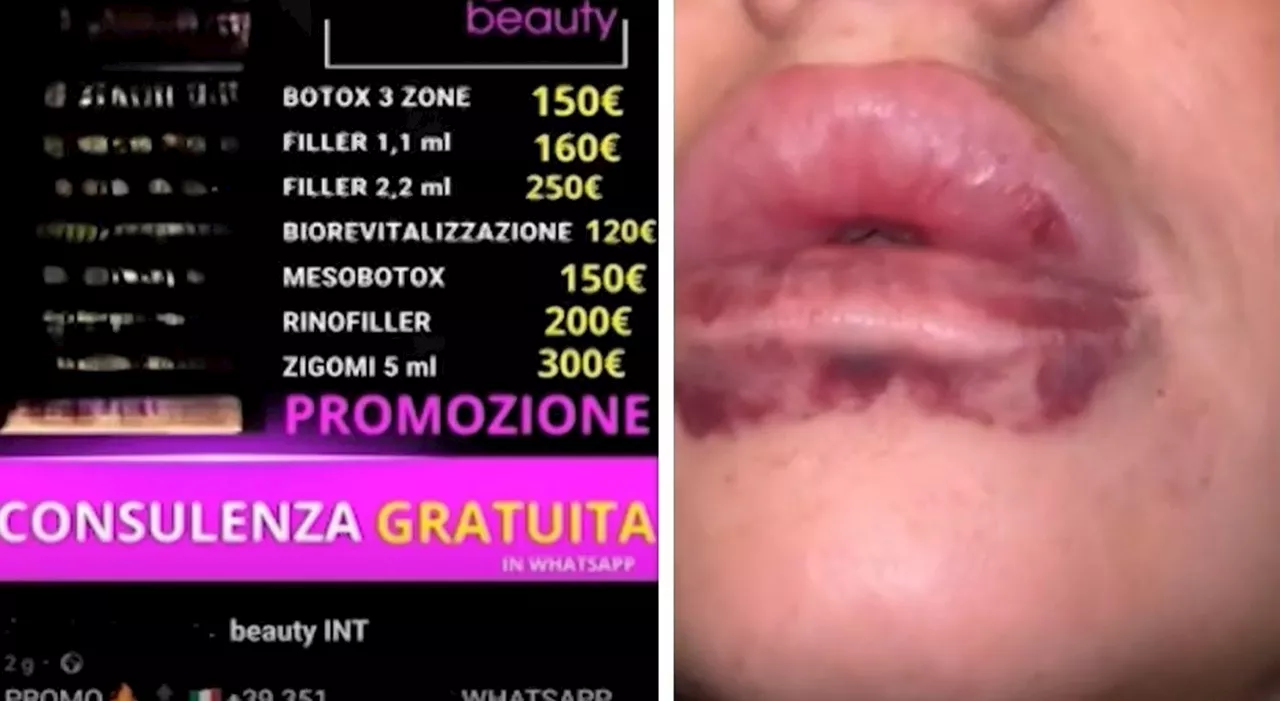 Filler e botulino con farmaci illegali, finta dottoressa incastrata dalle foto delle pazienti: la pubblicità s