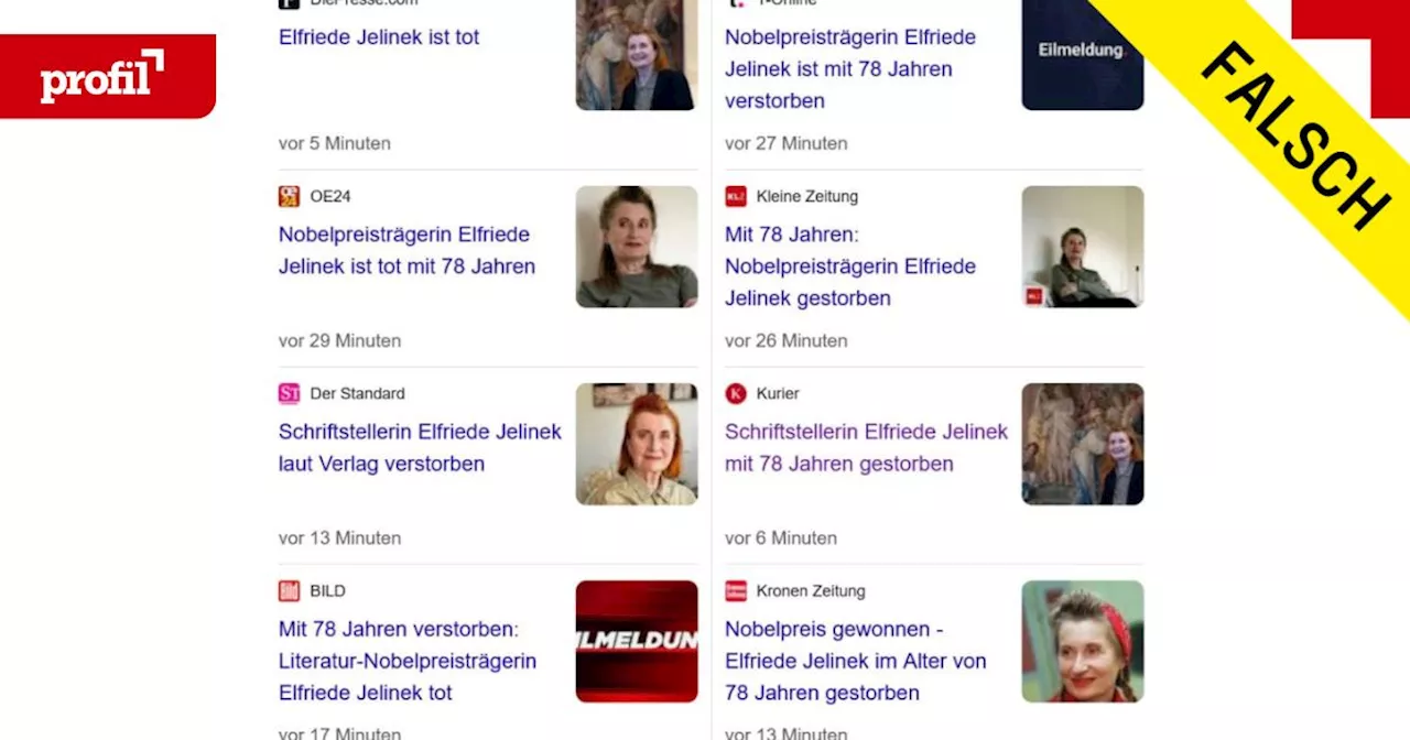 Warum haben Sie Elfriede Jelinek für tot erklärt, Herr Debenedetti?