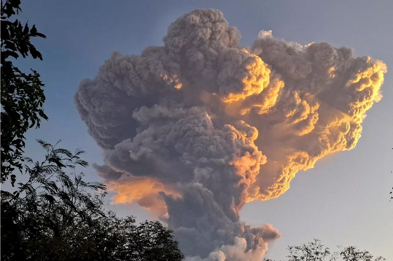 Many flights to Indonesia’s Bali canceled after volcano eruption