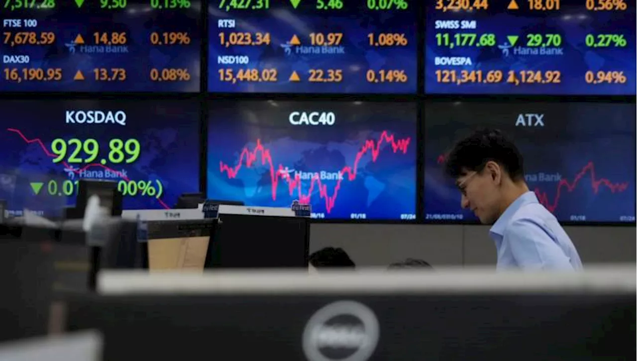 Asian stocks drop after Fed warning, oil dips with Mideast in focus