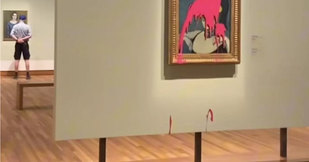 Climate activist throws paint on Picasso painting at Montreal museum