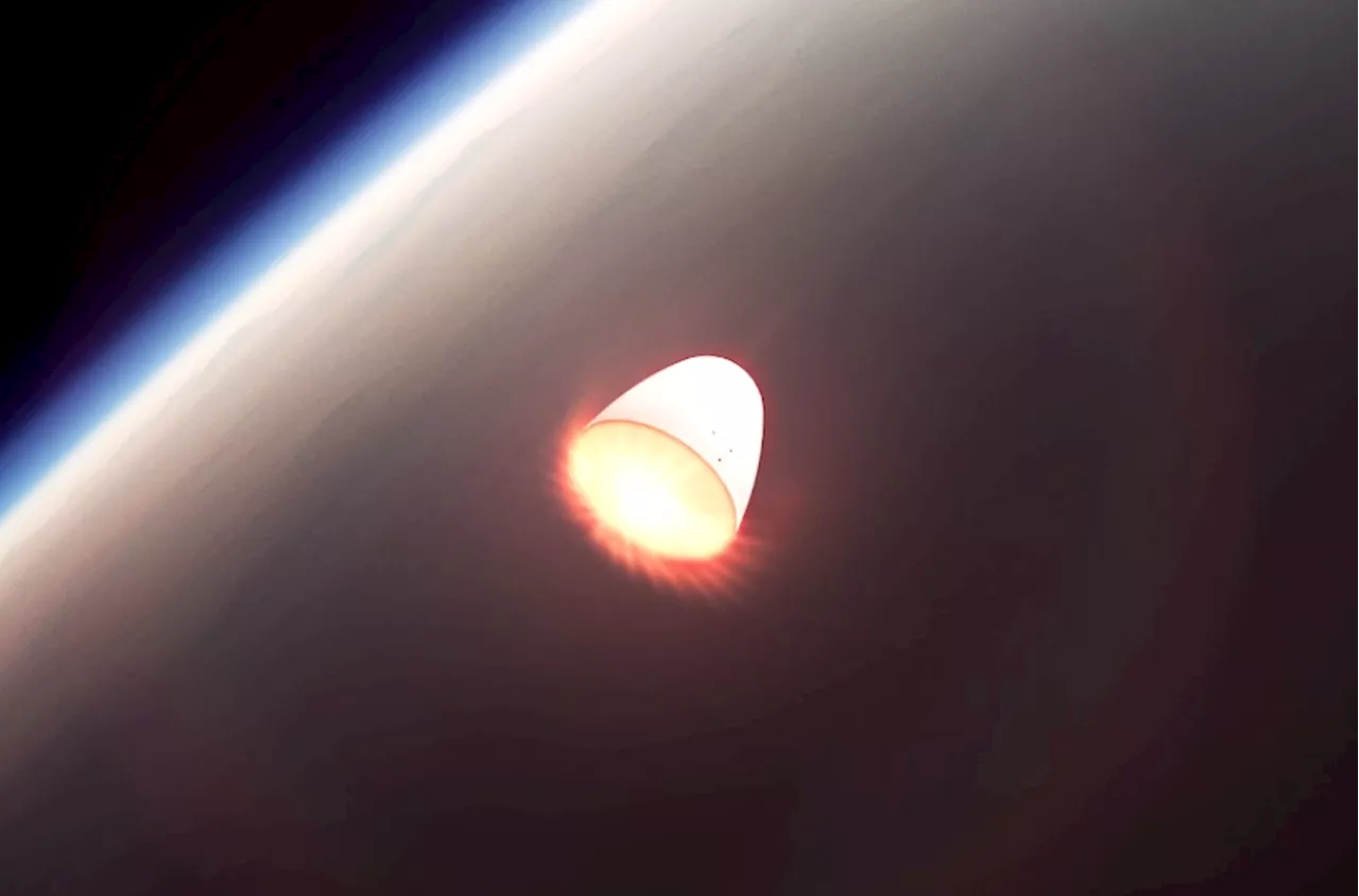 NASA to Gather In-Flight Imagery of Commercial Test Capsule Re-Entry