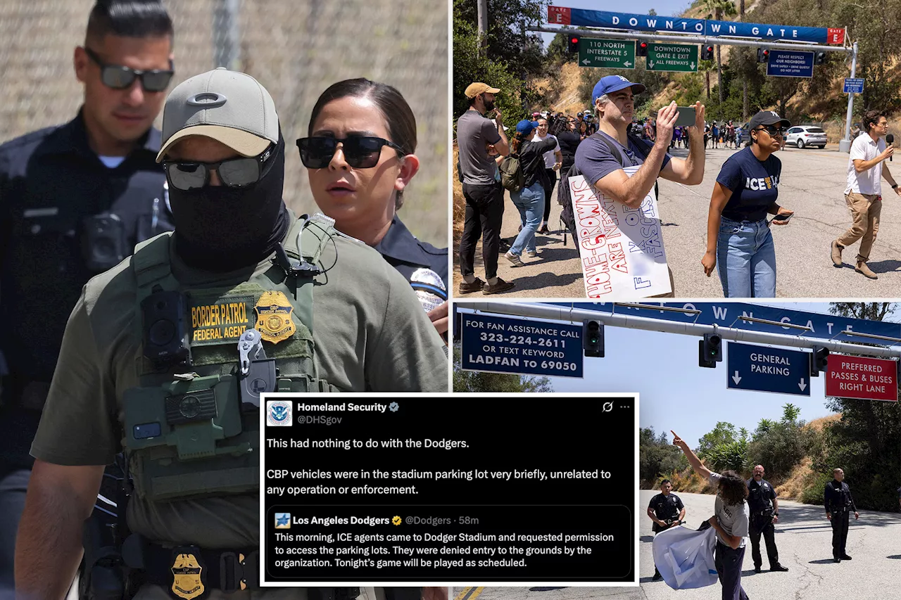 DHS debunks Dodgers' claim that ICE attempted a raid at stadium on game day