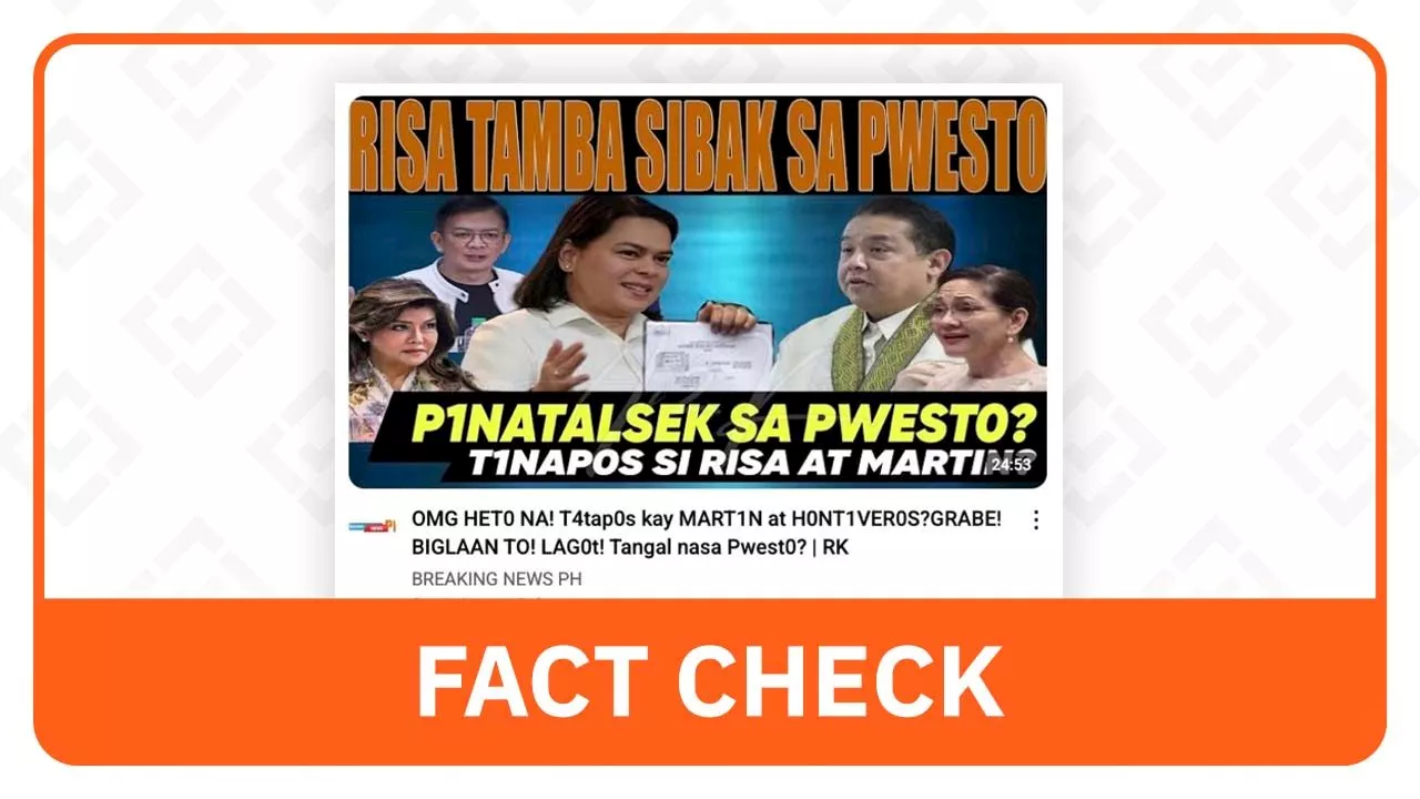 FACT CHECK: Hontiveros, Romualdez not removed from office