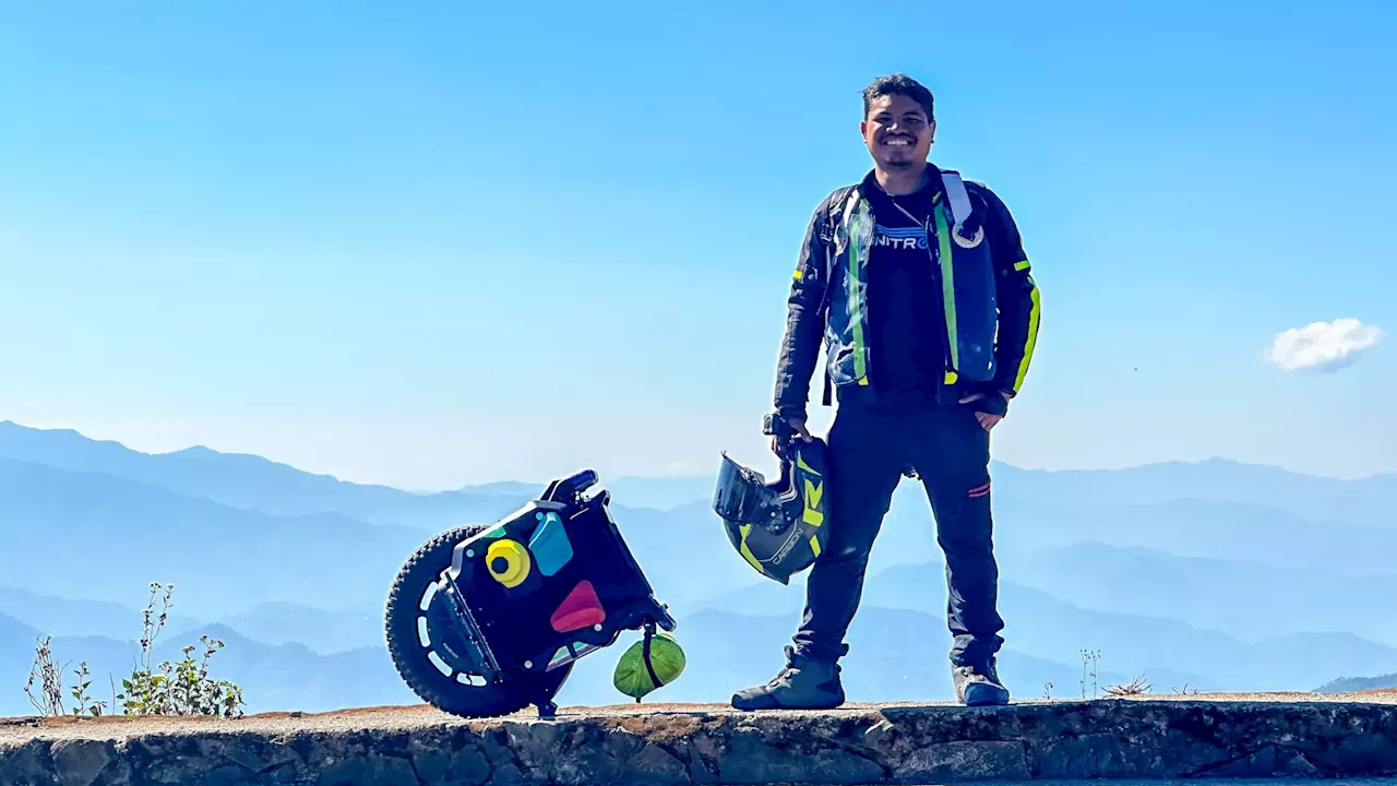 Philippine Loop on an electric unicycle? Why the heck not, says this enthusiast